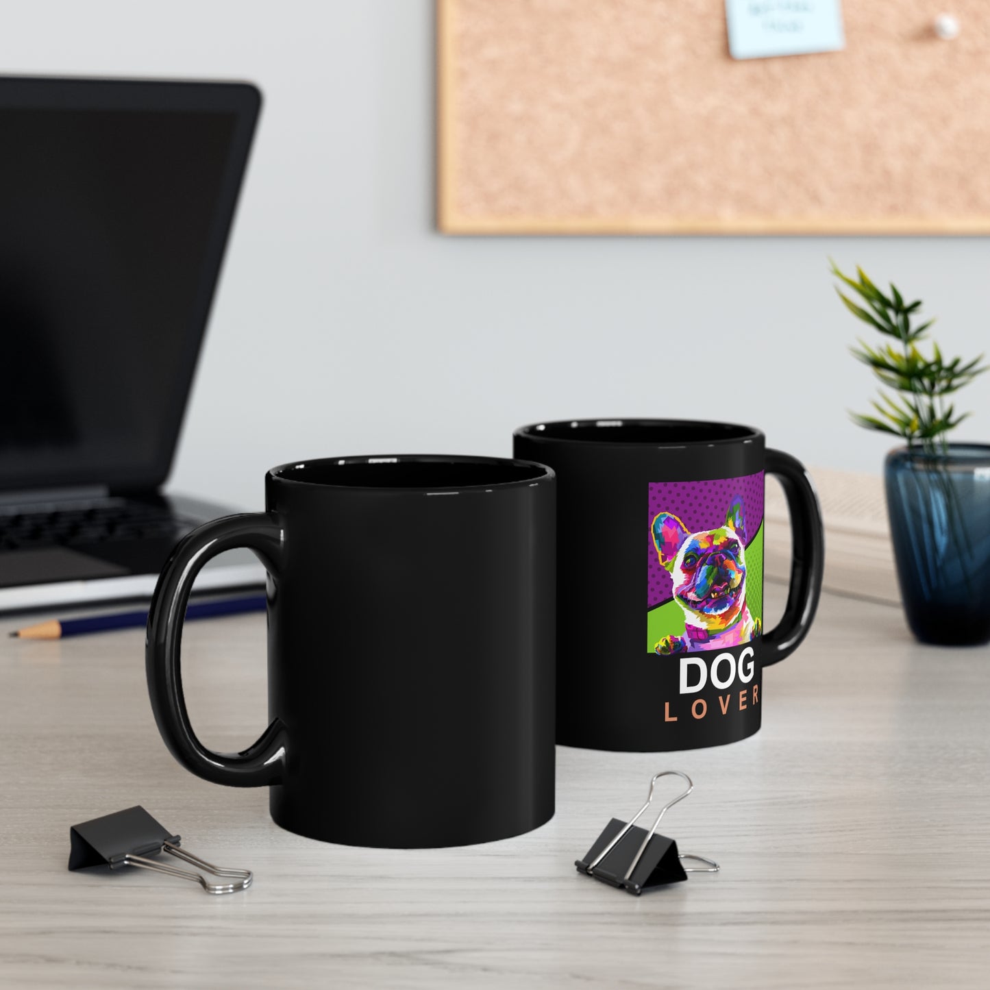 Dog Lover- 11oz Black Mug - Camo Coffee Company