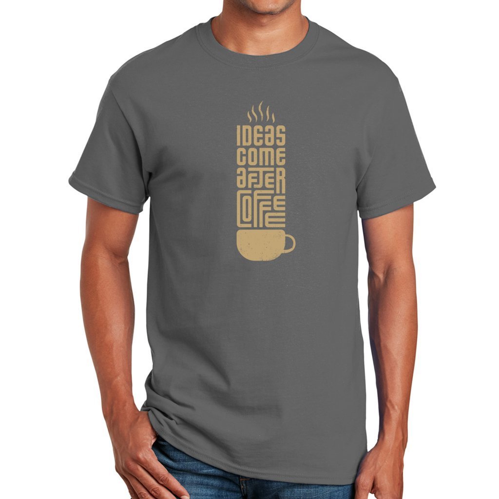 The "Ideas Come After Coffee" Classic T - Shirt - Camo Coffee Company