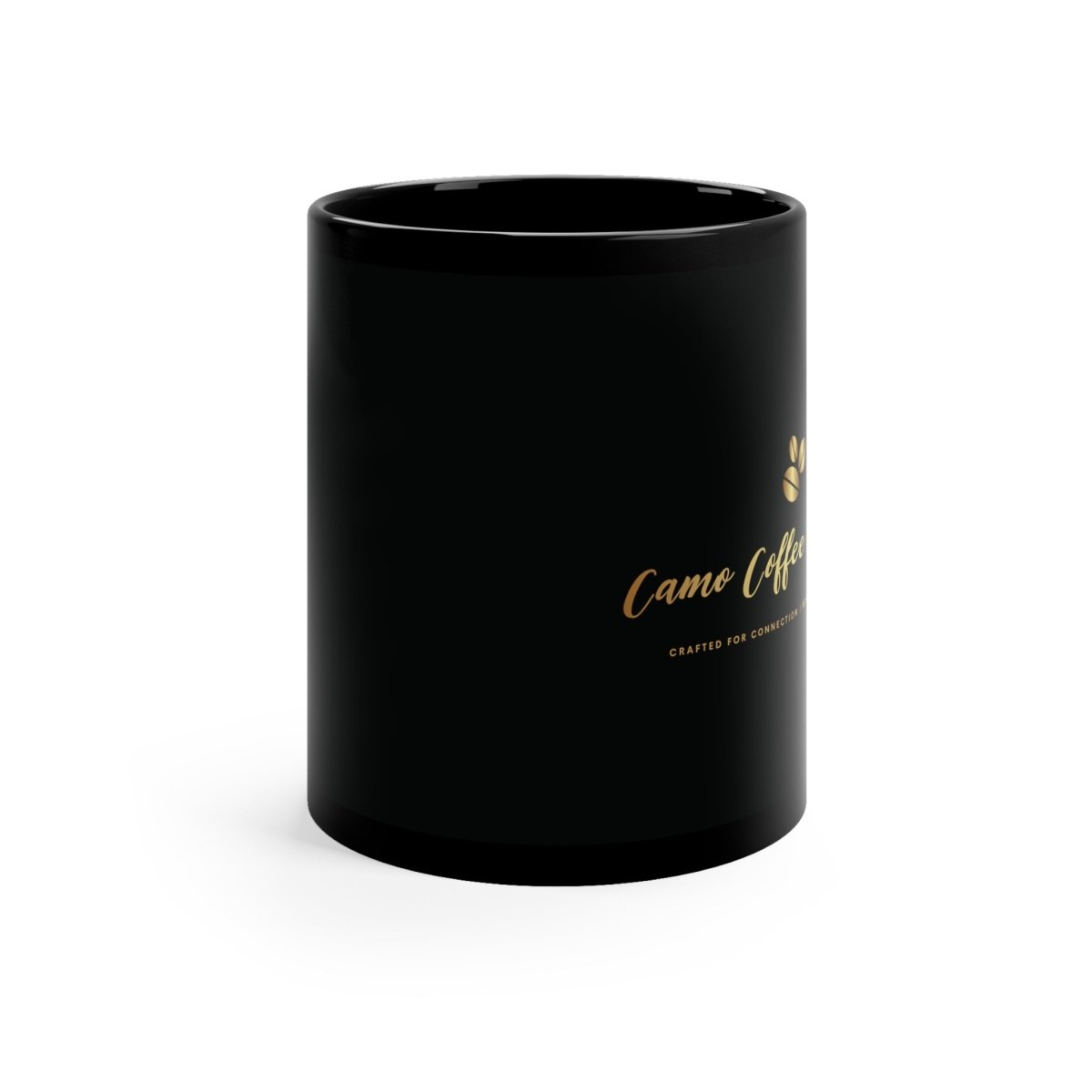 Camo Coffee Coffee Company Logo- 11oz Black Mug - Camo Coffee Company