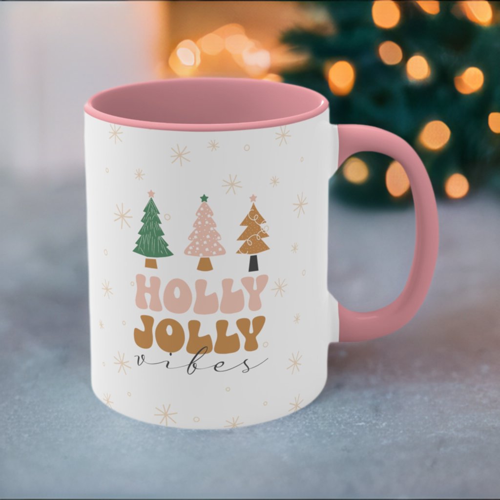 Holly Jolly Vibes- 11oz mug - Camo Coffee Company