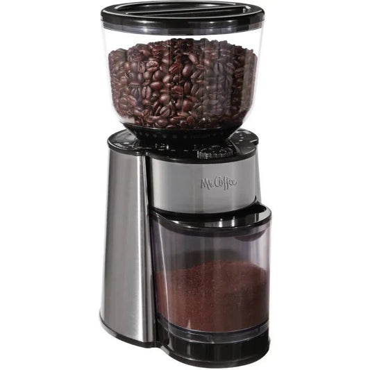 Mr. Coffee Stainless Steel Automatic Burr Mill Grinder - Camo Coffee Company